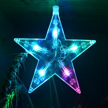 Moon Star LED Fe String julelys Ramadan Dekoration Ferie Lys Gardin Lampe 220v Bryllup LED Lys Udendørs Indretning