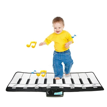 Mylb Klaver Musik Mat - Tastatur, Spille Mat Børn Multifunktionelle Musik, Spil Tæppe Musik Tæppe Klaver Musikalsk Mat til Toddler børn