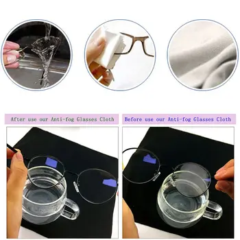 Mænd Kvinder i Tech Nano Anti Tåge Tørre Behandling Genanvendelige Klud til Glas Svømme Bicyle Beskyttelsesbriller Unisex Briller brilleklud Universal