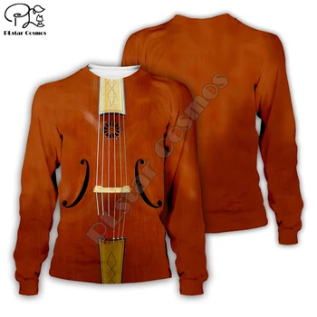 Mænd, kvinder, Sanger, Rapper hættetrøjer klassiske violin Guitar 3d-Print sweatshirt lynlås Unisex streetwear hiphop-Træningsdragt pullover