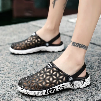 Mænd sommer sko plus size 35-44 fritid cork tøfler fashion par tøfler flip-flops behageligt fodtøj sandaler