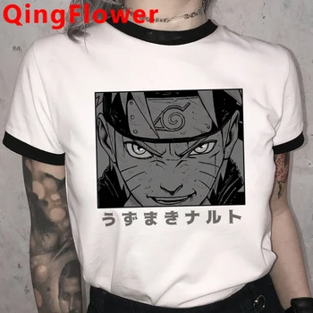 Naruto Sasuke Sjove Tegneserie Grafik T-Shirt Kvinder 90'erne Japansk Anime Cool T-shirt Streetwear Harajuku Tshirt Nye Top Tees Kvindelige