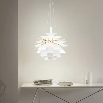 Nordisk postmoderne kreative lysekrone aluminium stue Pendel lamper spisestue lysekroner hængende lamper