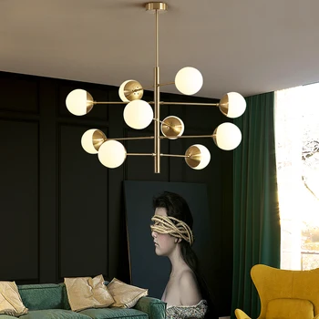 Nordiske kreative kunst udskåret blomst glas vedhæng lys moderne simple soveværelse stue Europæisk restaurant pendel