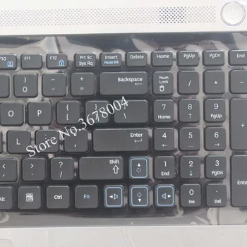 NY amerikansk tastatur Til Samsung RV509 RV511 NP-RV511 RV513 RV515 RV518 RV520 NP-RV520 OS Laptop Tastatur sølv ramme