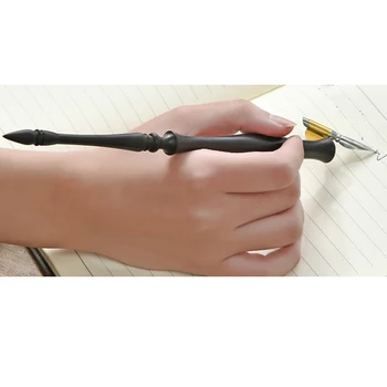 Ny Engelsk Dip Pen Indehaveren Palisander Kalligrafi Nib Dip Pen Indehaveren Kobberstik Dip Pen