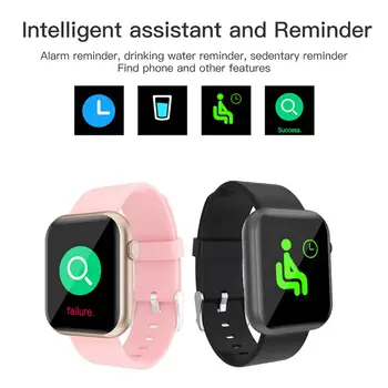NYE 1,3 tommer Smart Ur Mænd Kvinder Fuld Touch Smartwatch Fitness Tracker Blodtryk Fitness Tracker Smart Ur Smartwatch