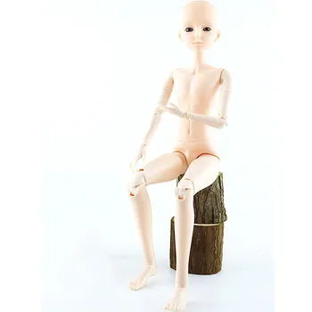 Nye 60cm Mandlig Dukke 21 Bevægelige Ende BJD Dukker Legetøj med 3D Øjne DIY Naked Nude Hoved Dukke Krop Bjd Dukker Legetøj Til Piger Gave
