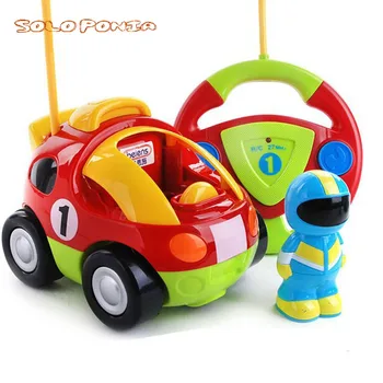 Nye Autentiske børnenes tegnefilm fjernbetjening bil race bil hellokitty Doraemon baby legetøj Musik Automotive Radio Kontrol RC bil