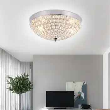 Nye led-Lysekrone Lys Til Stue Spisestue Køkken Soveværelse Hjem Moderne Rektangel Loft Lampe Belysning