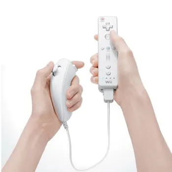 Nye Multi Farve Nunchuck Spil Controller fjernbetjening Spil Håndtag til Nintendo Wii