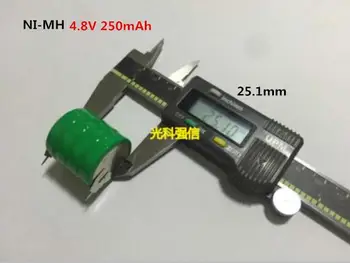 NYE NI-MH-4,8 V v 250mah nimh genopladeligt batteri v 250mah 4,8 V 4.8V250mah Nikkel-metalhydrid-batteri fødder, ben, foden sig