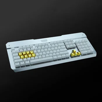 Nyeste ESLOTH 12 nøgler PBT-Galvaniseret metal keycap Personlighed til Spil LOL Mekaniske Tastaturer PBT-Plating Metal Keycap
