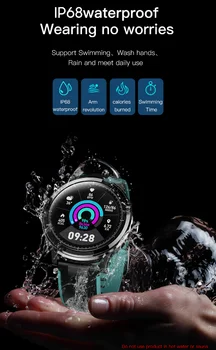 Nyeste SN80 Smart Ur Mænd, Kvinder Stor farveskærm Støtte 8 Sport-Mode IP68 Vandtæt 15 Dage Lang batterilevetid Smartwatch
