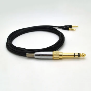 OFC 6,35 mm Udskiftning Stereo Audio Kabel-Udvidelse Musik Ledning ledningen til Sennheiser HD477 HD497 HD212 PRO EH250 EH350 Hovedtelefoner
