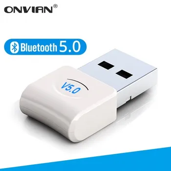 Onvian Bluetooth-Adapter Wireless USB Bluetooth-5.0 Dongle til PC, Computer, Bærbar Computer Musik Lyd Bluetooth Receiver Transmitter