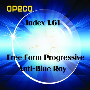 Opeco Gratis Digital Form Progressive Linser Anti-blue ray lys, Anti-reflekterende og anti Ridse Optiske Linser