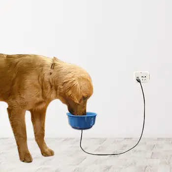 Opvarmet Pet Skål Offentlig Dog Opvarmet Vand Skål Automatisk Konstant Temperatur Kat Hundefoder Skål Små Kæledyr I Bur Hængende-Arkføderen