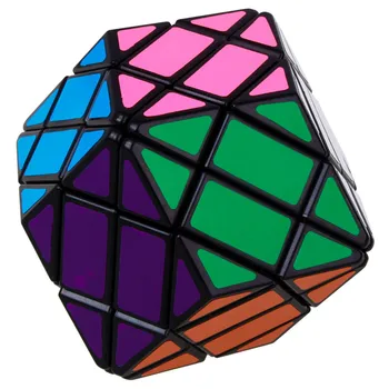 Original Høj Kvalitet LanLan 4x4 Rhombohedral Dodekaeder Diamond Magic Cube Megaminxeds Hastighed Puslespil Julegave Kids Legetøj