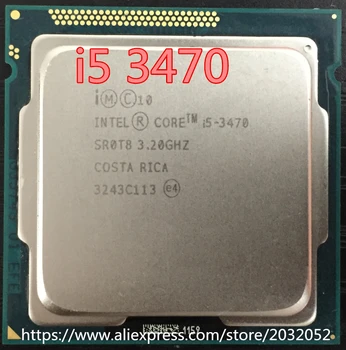 Original lntel Core I5-3470 I5-3470 3,2 GHz Quad-Core LGA 1155 6MB L3 Cache Desktop CPU ' er, der arbejder Gratis Fragt)