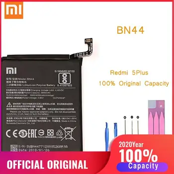 Original Telefon Batteri til Redmi 5 Plus Batteri, Xiaomi hongmi 5Plus BN44 Udskiftning af Batterier Xiomi hongmi batería