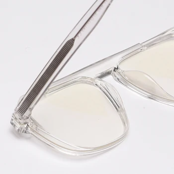 Peekaboo klart overdimensionerede briller optisk kvinder tr90 big fashion sort transparent briller til mænd acetat i høj kvalitet