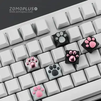 Personlighed Tilpasset ABS Silikone Kitty Paw Håndværker Kat Poter Pad Tastatur tasterne for Cherry MX Switches M0XB