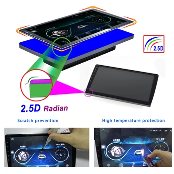 Podofo Bil Radio 2din android GPS-Car Multimedia Player 10.1