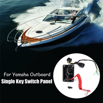 Påhængsmotor Enkelt Motor Key Switch Panel For Yamaha 704-82570-12-00 704-82570-08-00 704-82570 704-82570-11-00