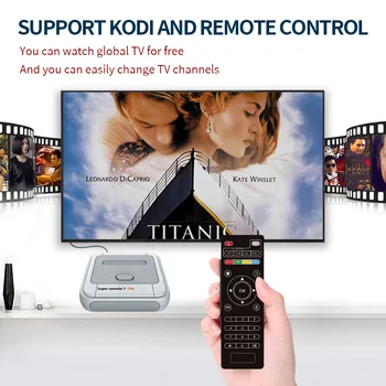Retro WiFi Super Konsol X Pro Med 50000 Spil Med 2,4 G Wirelless Controllere 4K HD-TV, Video Game Konsoller Til sony PSP/N64/DC/PS
