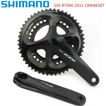 Shimano 105 R7000 2x11 hastighed 170/172.5 mm 52-36T 53-39T 50-34T Road bike Cykel Kranksæt uden BB Update fra 5800