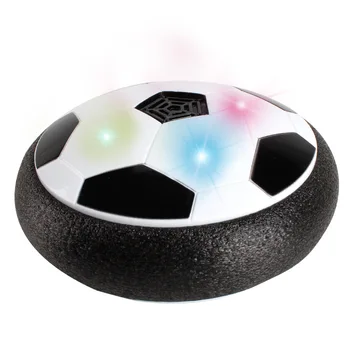 Sjove LED-Lys, der Blinker Ankomst Air Power Soccer Ball Skive Indendørs Fodbold Toy Multi-overflade Svævende Glider Legetøj For Børn