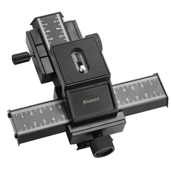SKYDE 4-Vejs Makro med Fokus Jernbane Skyderen for Canon, Sony, Nikon, Pentax Close-up Skydning Fotografering af Stativet for Digital Kamera
