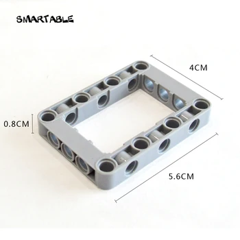 Smartable technic MOC 5x7 Arm ring / ring stråle blok, mursten Legetøj Kompatibel technic 64179 Toy 10stk/masse