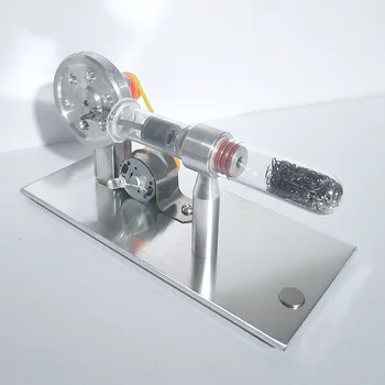 Stirling Enkelt Cylinder Echo Motor Model Dampkraft Fysik Videnskab Popularisering Teknologi Lille Produktion Eksperiment Toy