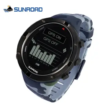 SUNROAD Digital Army Grøn 2020 Ny, Smart Sports-Mænd-Ur Med Relogio GPS puls Højdemåler, Kompas, Barometer Armbåndsur