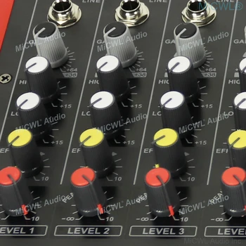 Søde MG8 8 Kanal Bluetooth-Mixer Sound Mixing Console-DJ-Live-Scenen Karaoke Lyd bruser 7-Bånds EQualizer
