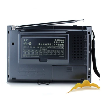 TECSUN R-9700DX Oprindelige Garanti SW/MW Høj Følsomhed World Band Radio-Modtager Med Højttaler-Gratis Fragt