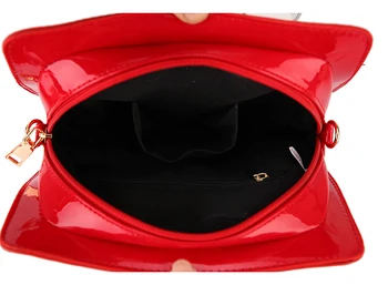 Telefon Form Kæde skuldertaske for Kvinder Mode Crossbody Taske Red Casual Kvindelige Punge og Håndtasker Designer Taske Pu Læder
