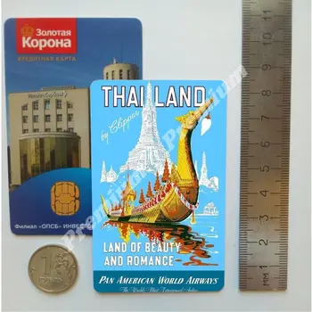 Thailand souvenir-magnet vintage turist-plakat