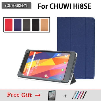 Tilfældet For CHUWI Hi8 SE 8 tommer tablet, Tre gange stå tilfælde dække For CHUWI Hi8 SE +gave