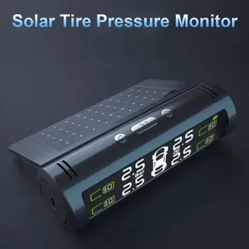 Tire Pressure Monitoring System Soldrevne TPMS-Tire Pressure Monitoring System TPMS Med 6 Alarm Tilstande Og Real-time Visning