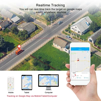 TKSTAR TK905 Bil GPS Tracker Køretøj Tracker GPS Locator Bil Tracking-Enhed Stærk Magnet For Motorcykel Lastbiler