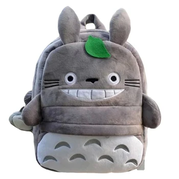 Totoro Børn Rygsæk Plys Baby Skole Taske Teenagere skuldertaske Kid Hayao Miyazaki Legetøj Dreng Pige Schoolbags Mochila BP0175
