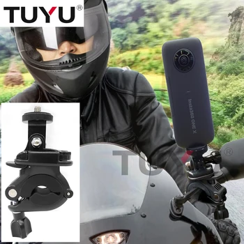 TUYU Motorcykel bakspejlet stang monteringsbeslag for Insta360 One X/One X Panorama kamera Tilbehør