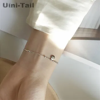Uini-Hale hot salg nyt produkt 925 sterling sølv ærter alfabet heldig armbånd simple mode trend sød høj kvalitet smykker