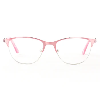 Unisex Brille Ramme Optiske Briller Halvdelen Uindfattede Brille Ramme Mænd Solbriller pPolarized Recept Briller til Læsning