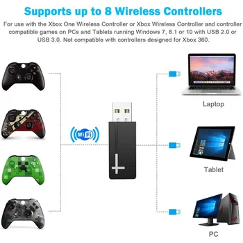 USB-Adapter Til Xbox Controlleren Modtager Trådløse Adapter Til Windows 7/8/10 Bærbare PC