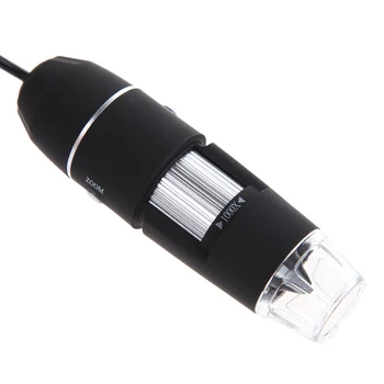 USB Digital Mikroskop 1000X 800X 8 LED 2MP Digital Mikroskop Endoskop Forstørrelse Kamera+Lift Stå+Kalibrering Lineal