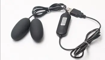 USB-Interface Dobbelt Elsker Æg Vibrator Sex Legetøj Til Kvinde voksen produkter sex shop